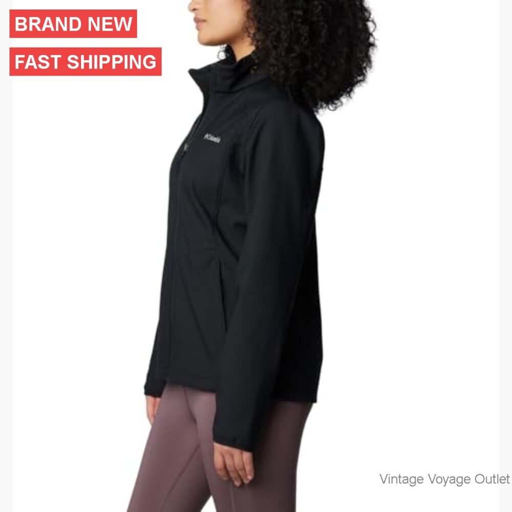 Water-Resistant Softshell Jacket Regular Fit Acti… - image 3